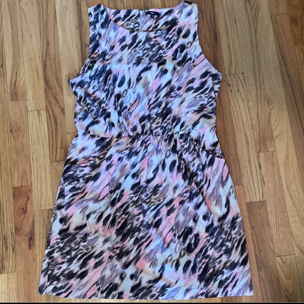 Gap Animal print shift dress size 14
